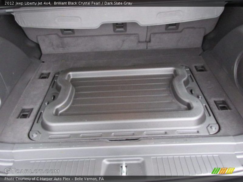 Brilliant Black Crystal Pearl / Dark Slate Gray 2012 Jeep Liberty Jet 4x4