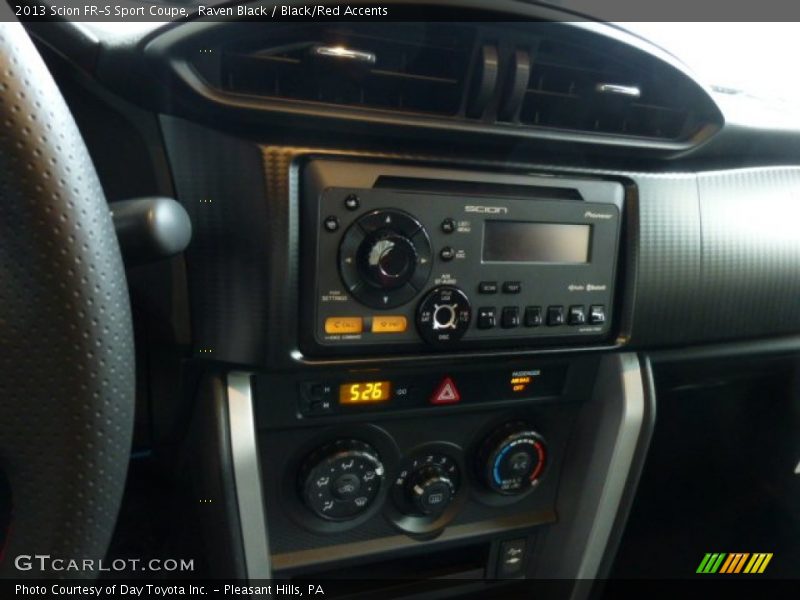 Raven Black / Black/Red Accents 2013 Scion FR-S Sport Coupe