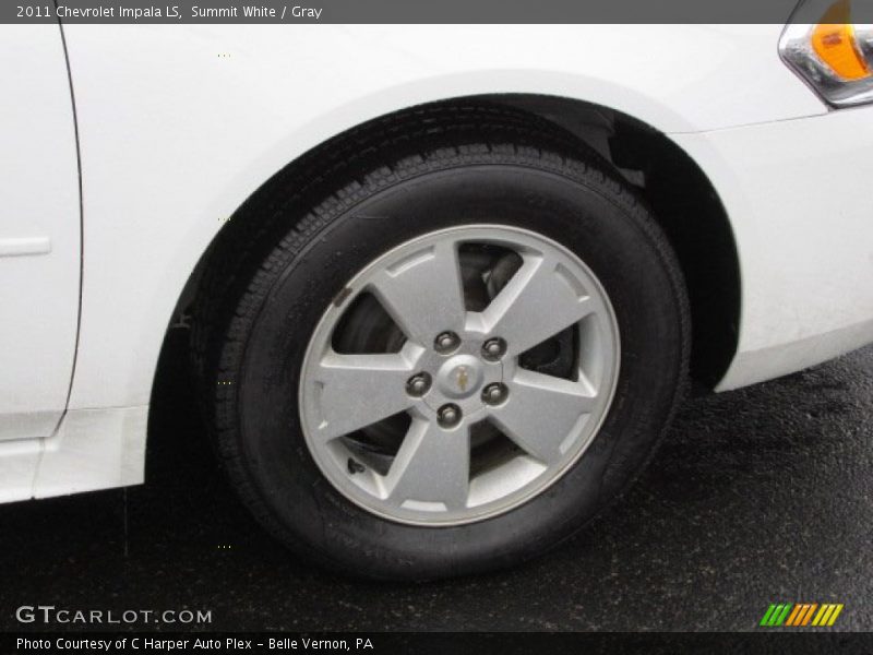 Summit White / Gray 2011 Chevrolet Impala LS