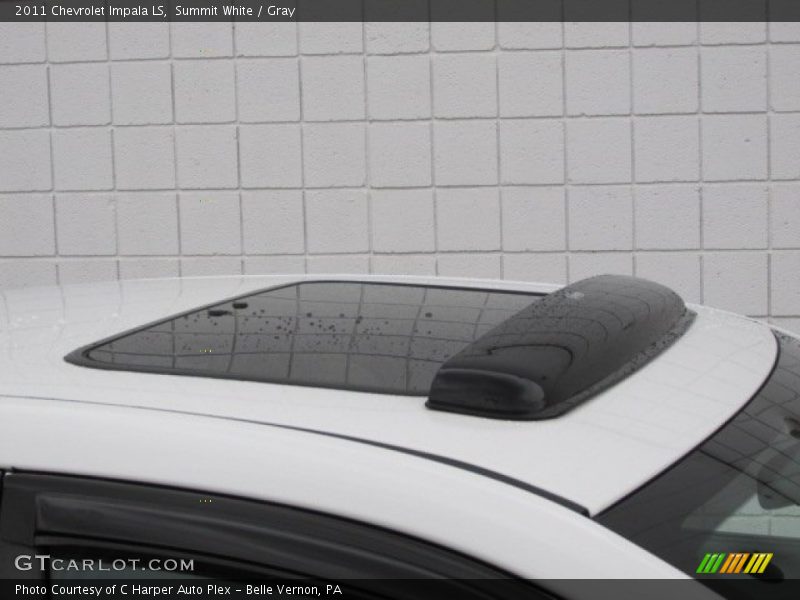 Summit White / Gray 2011 Chevrolet Impala LS