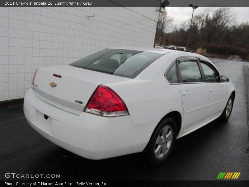 Summit White / Gray 2011 Chevrolet Impala LS