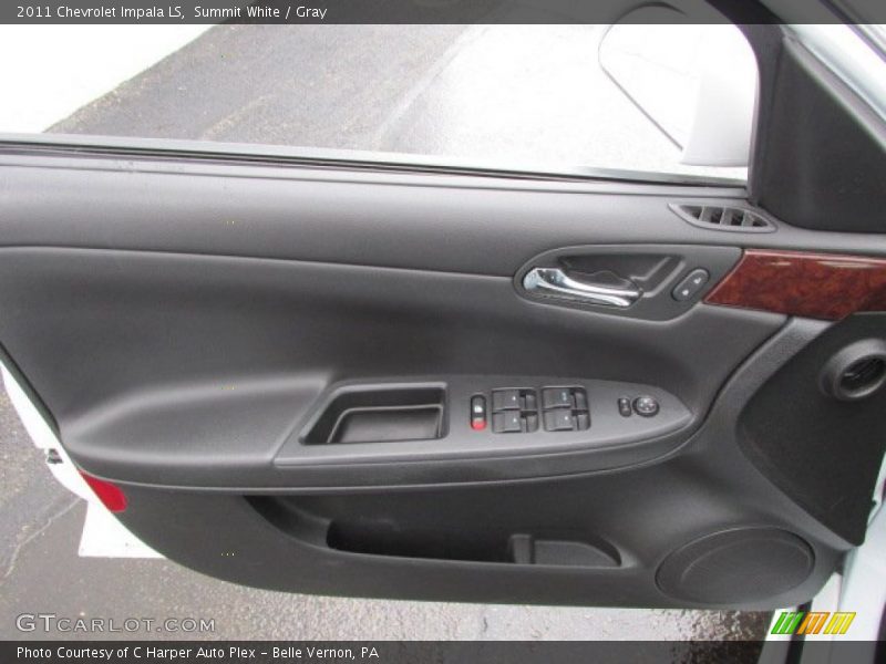 Summit White / Gray 2011 Chevrolet Impala LS