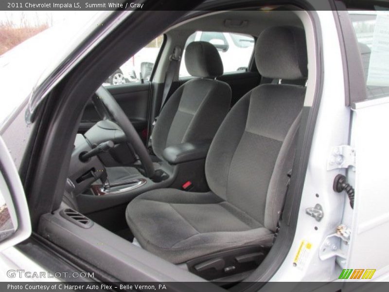 Summit White / Gray 2011 Chevrolet Impala LS