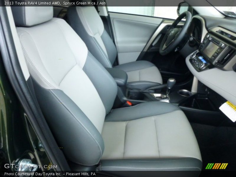 Spruce Green Mica / Ash 2013 Toyota RAV4 Limited AWD