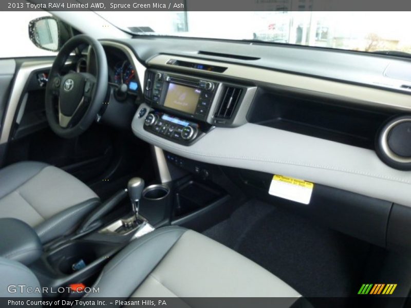 Spruce Green Mica / Ash 2013 Toyota RAV4 Limited AWD