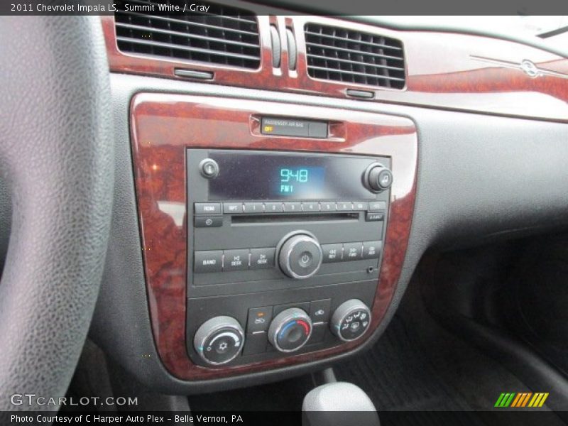 Summit White / Gray 2011 Chevrolet Impala LS