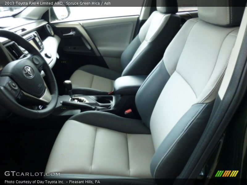 Spruce Green Mica / Ash 2013 Toyota RAV4 Limited AWD