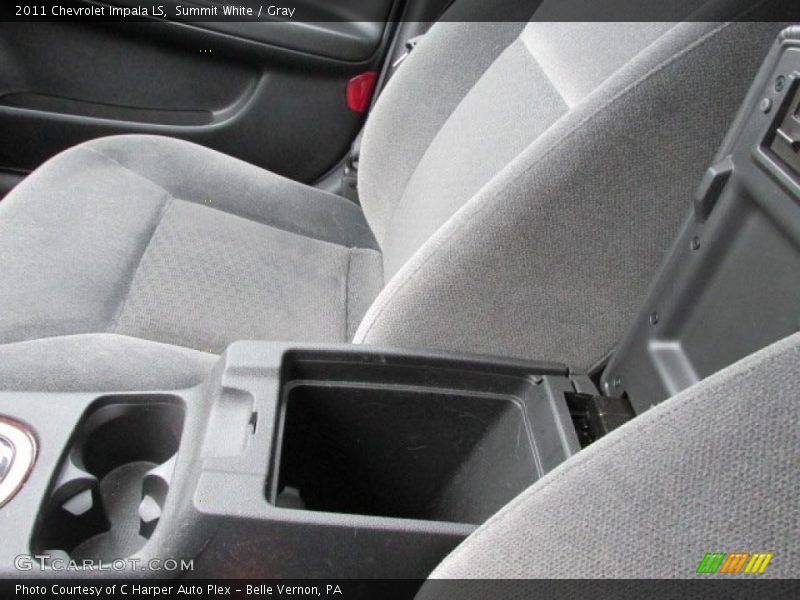 Summit White / Gray 2011 Chevrolet Impala LS