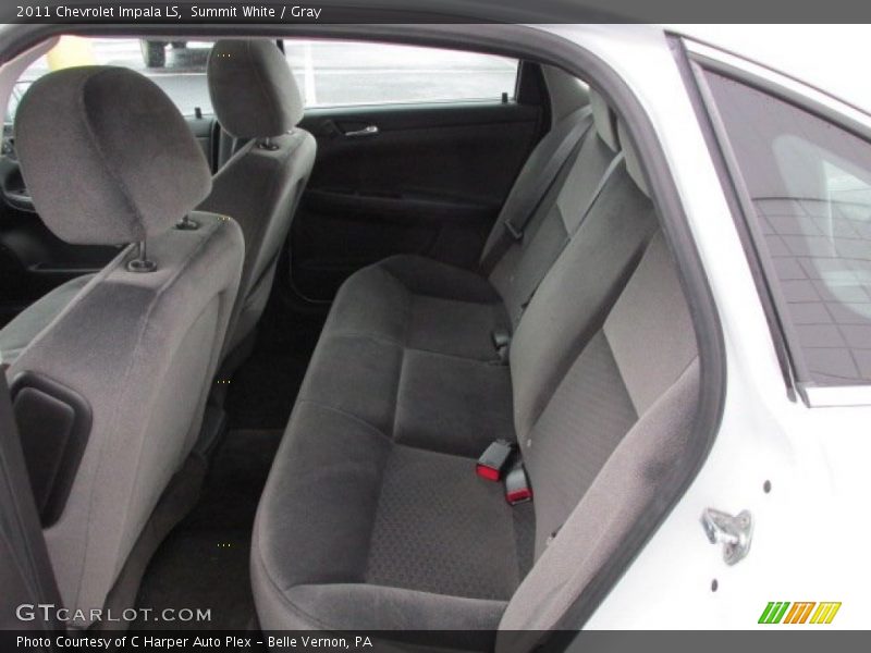 Summit White / Gray 2011 Chevrolet Impala LS