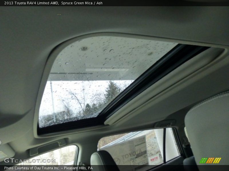 Spruce Green Mica / Ash 2013 Toyota RAV4 Limited AWD