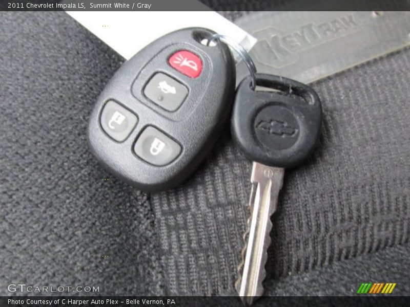 Summit White / Gray 2011 Chevrolet Impala LS