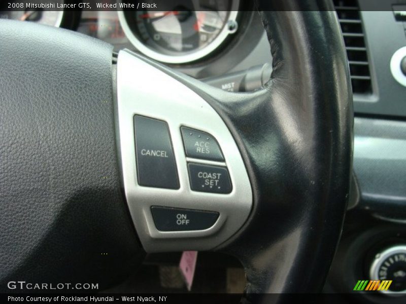 Wicked White / Black 2008 Mitsubishi Lancer GTS