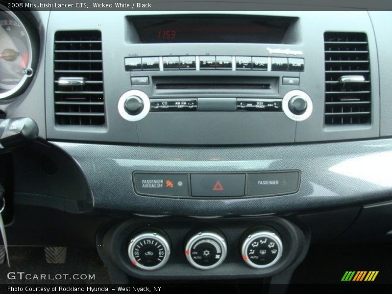 Wicked White / Black 2008 Mitsubishi Lancer GTS