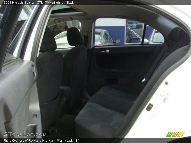Wicked White / Black 2008 Mitsubishi Lancer GTS
