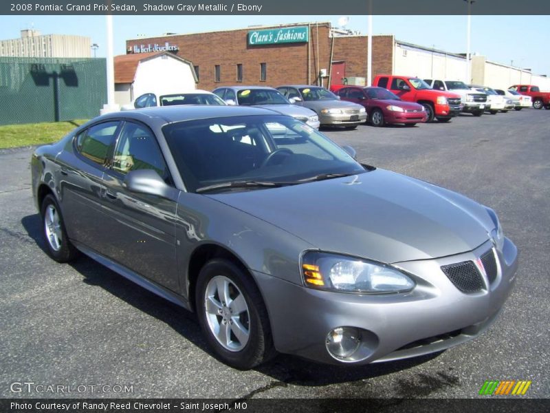 Shadow Gray Metallic / Ebony 2008 Pontiac Grand Prix Sedan