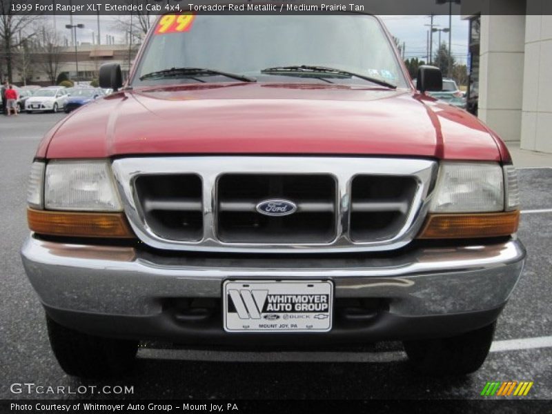 Toreador Red Metallic / Medium Prairie Tan 1999 Ford Ranger XLT Extended Cab 4x4