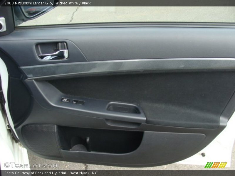 Wicked White / Black 2008 Mitsubishi Lancer GTS