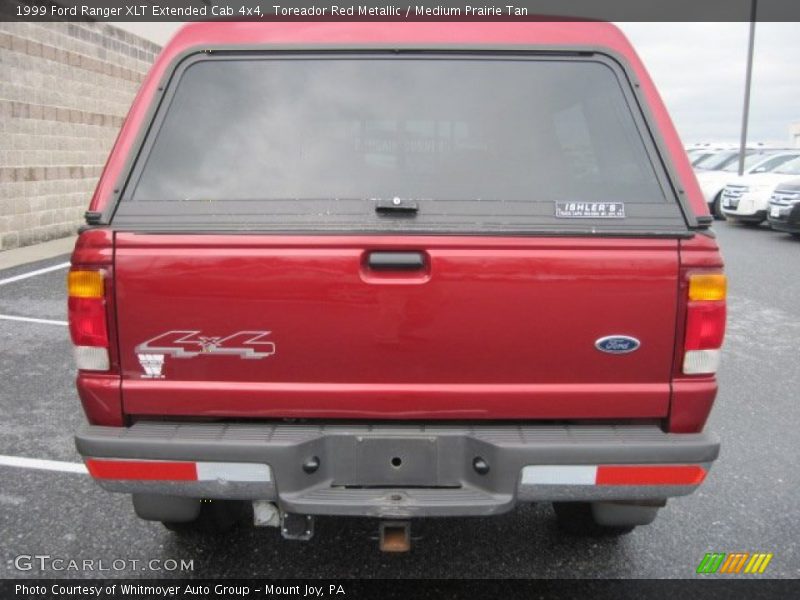 Toreador Red Metallic / Medium Prairie Tan 1999 Ford Ranger XLT Extended Cab 4x4