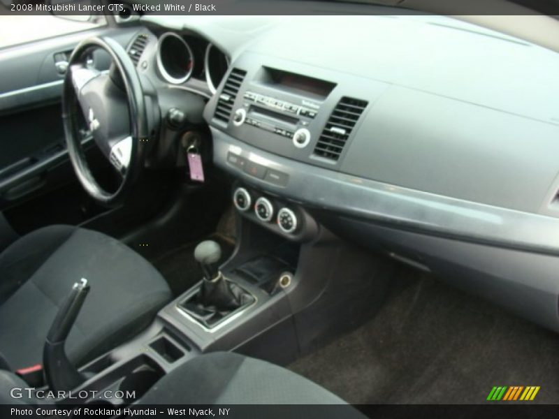 Wicked White / Black 2008 Mitsubishi Lancer GTS