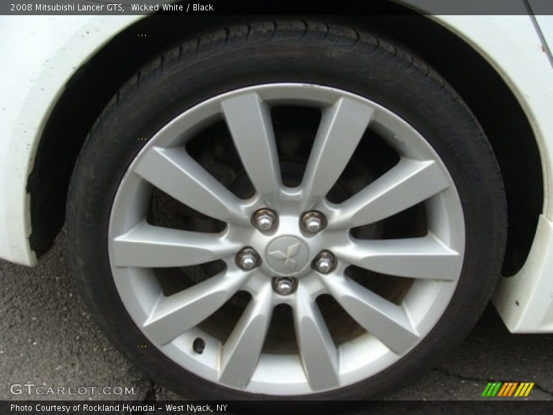 Wicked White / Black 2008 Mitsubishi Lancer GTS