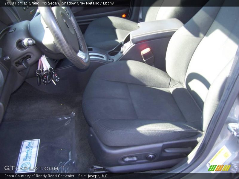 Shadow Gray Metallic / Ebony 2008 Pontiac Grand Prix Sedan