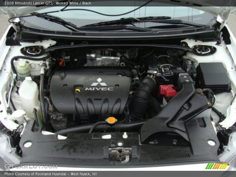 Wicked White / Black 2008 Mitsubishi Lancer GTS