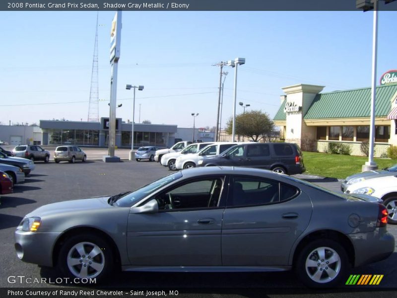 Shadow Gray Metallic / Ebony 2008 Pontiac Grand Prix Sedan