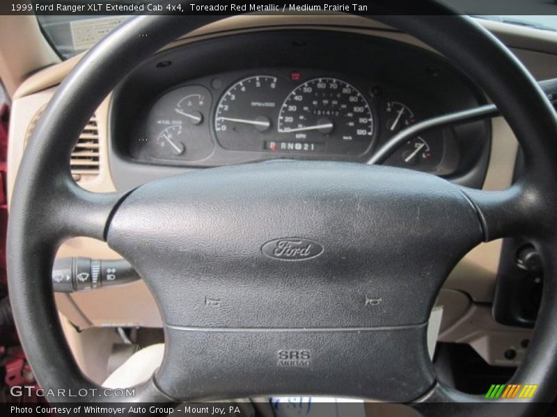 Toreador Red Metallic / Medium Prairie Tan 1999 Ford Ranger XLT Extended Cab 4x4