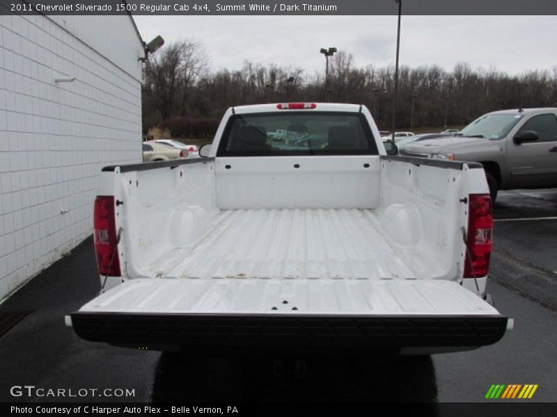 Summit White / Dark Titanium 2011 Chevrolet Silverado 1500 Regular Cab 4x4