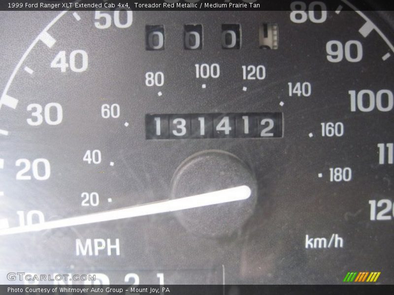 Toreador Red Metallic / Medium Prairie Tan 1999 Ford Ranger XLT Extended Cab 4x4