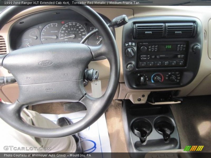 Toreador Red Metallic / Medium Prairie Tan 1999 Ford Ranger XLT Extended Cab 4x4