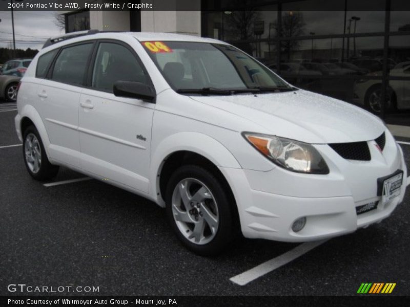 Frosty White / Graphite 2004 Pontiac Vibe AWD