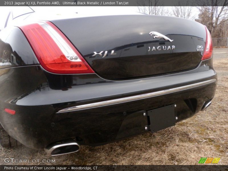 Ultimate Black Metallic / London Tan/Jet 2013 Jaguar XJ XJL Portfolio AWD
