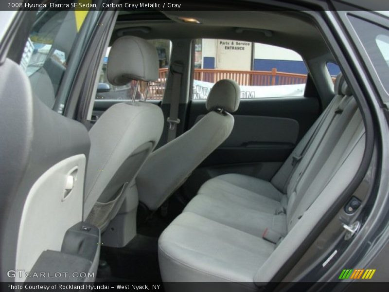 Carbon Gray Metallic / Gray 2008 Hyundai Elantra SE Sedan