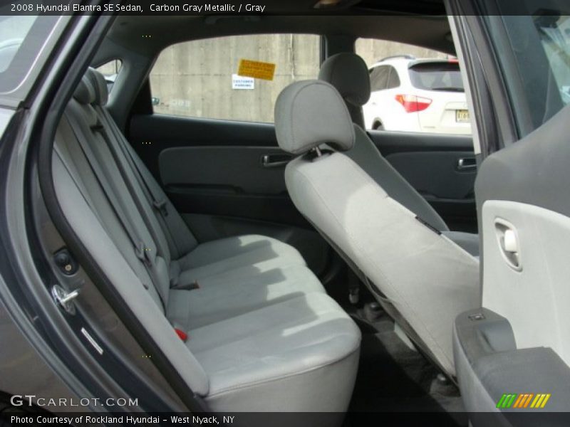 Carbon Gray Metallic / Gray 2008 Hyundai Elantra SE Sedan