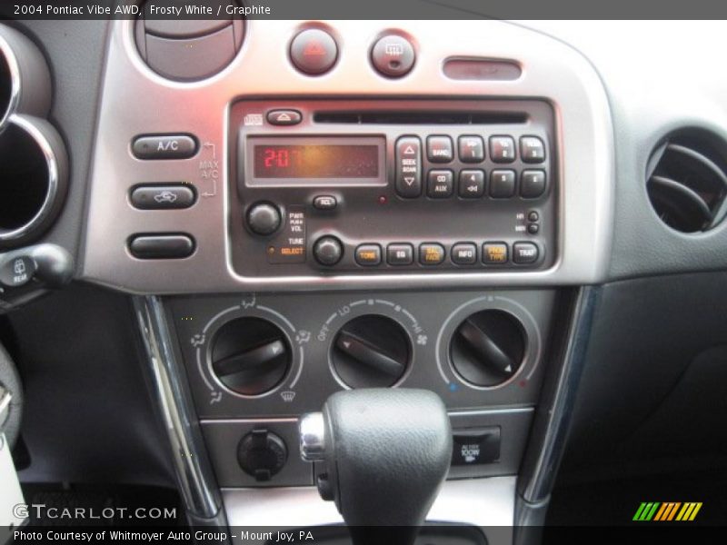 Frosty White / Graphite 2004 Pontiac Vibe AWD