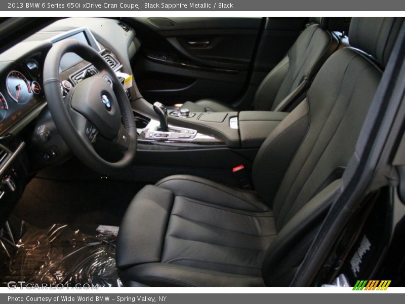 Front Seat of 2013 6 Series 650i xDrive Gran Coupe