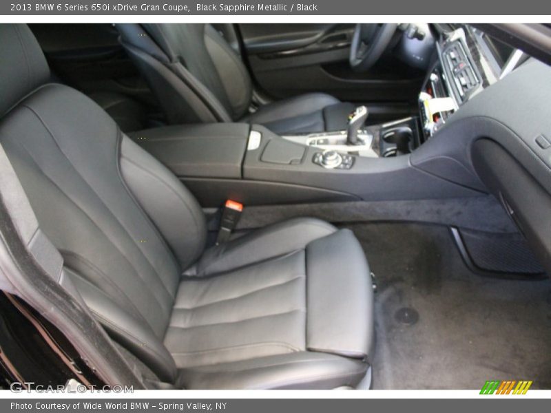 Black Sapphire Metallic / Black 2013 BMW 6 Series 650i xDrive Gran Coupe