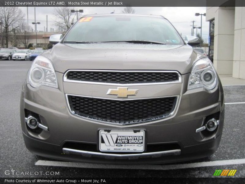 Mocha Steel Metallic / Jet Black 2012 Chevrolet Equinox LTZ AWD