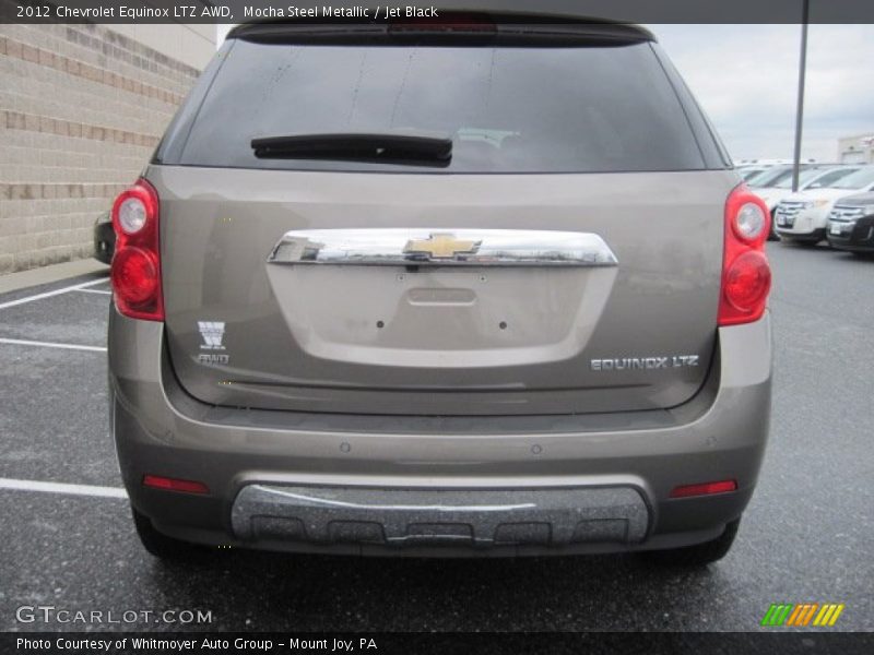 Mocha Steel Metallic / Jet Black 2012 Chevrolet Equinox LTZ AWD