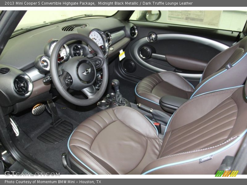  2013 Cooper S Convertible Highgate Package Dark Truffle Lounge Leather Interior