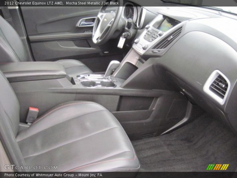 Mocha Steel Metallic / Jet Black 2012 Chevrolet Equinox LTZ AWD