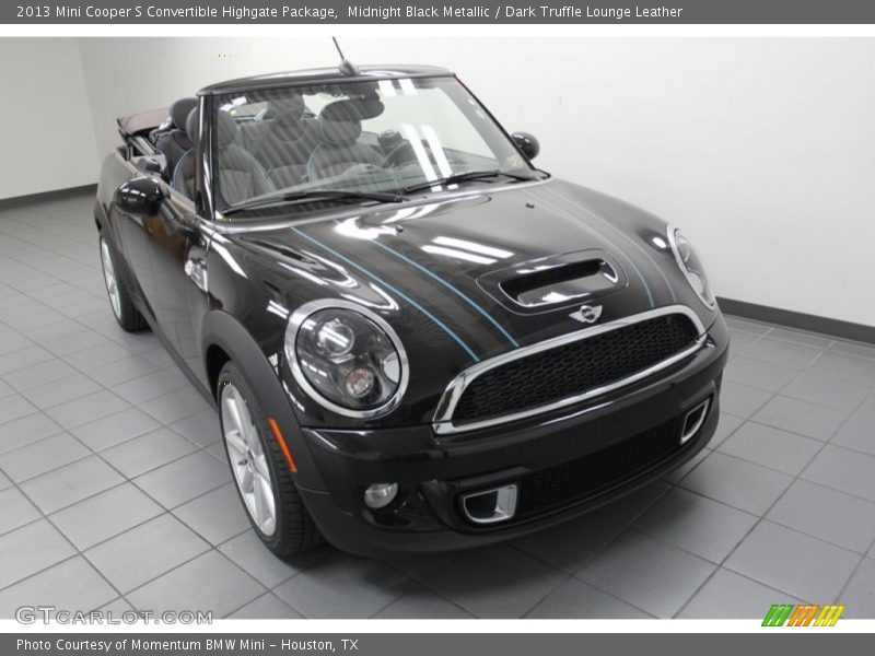  2013 Cooper S Convertible Highgate Package Dark Truffle Lounge Leather Interior