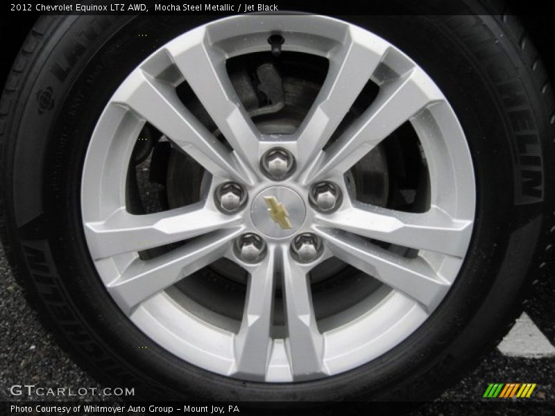Mocha Steel Metallic / Jet Black 2012 Chevrolet Equinox LTZ AWD