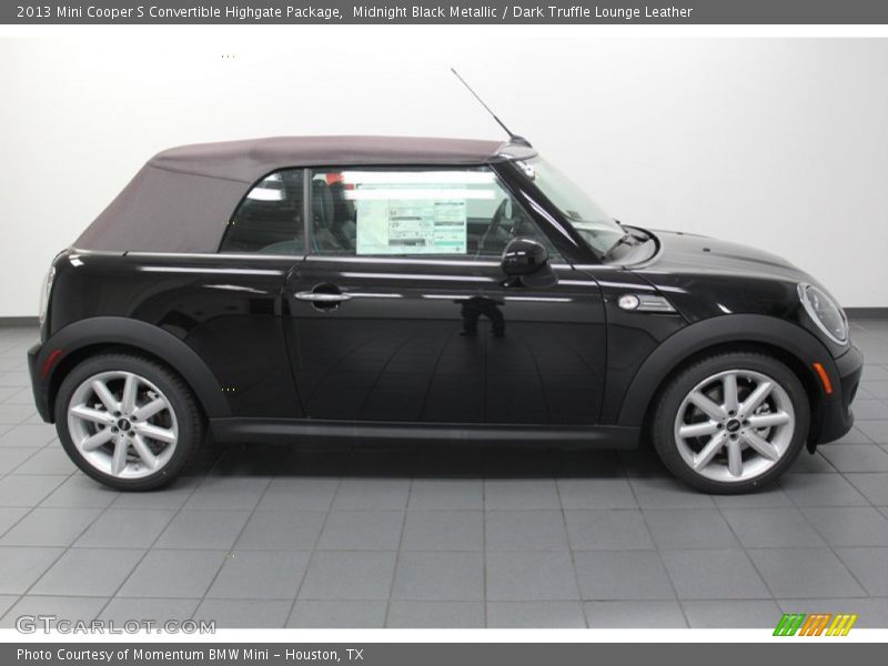  2013 Cooper S Convertible Highgate Package Midnight Black Metallic