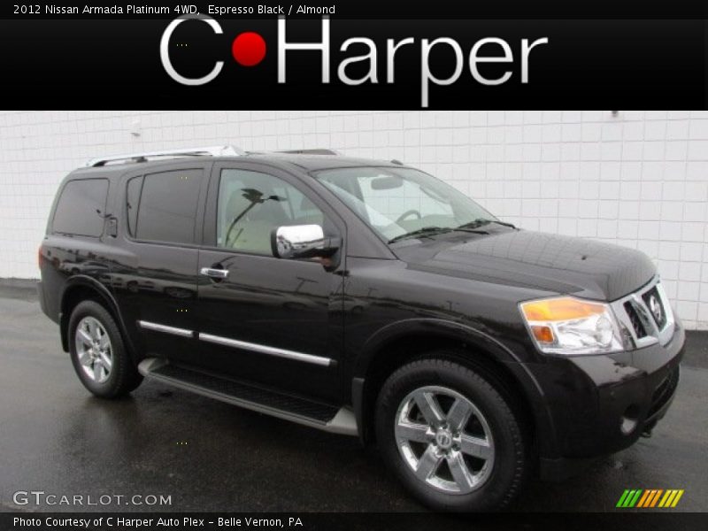 Espresso Black / Almond 2012 Nissan Armada Platinum 4WD
