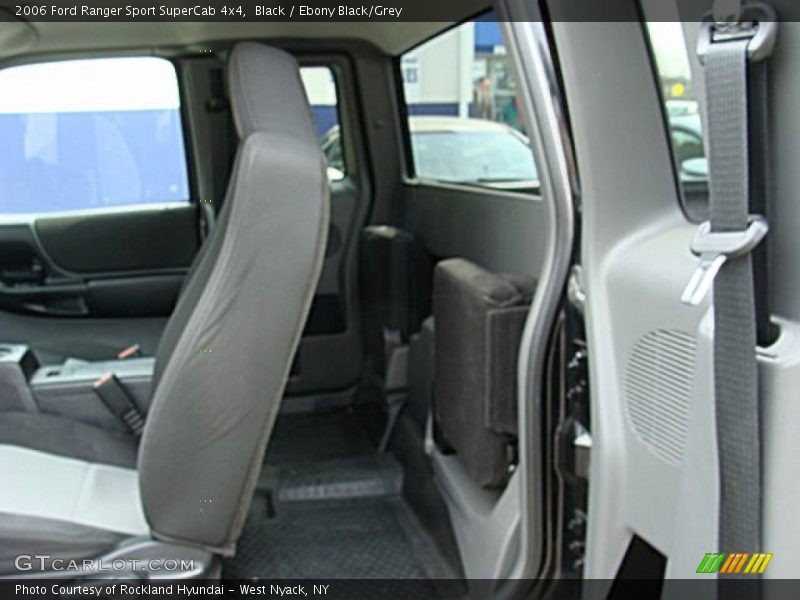 Black / Ebony Black/Grey 2006 Ford Ranger Sport SuperCab 4x4
