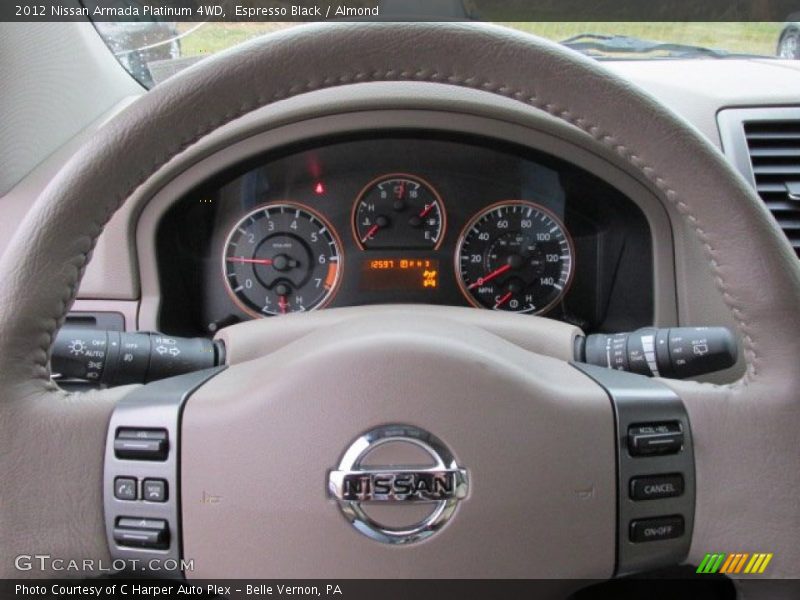 Controls of 2012 Armada Platinum 4WD