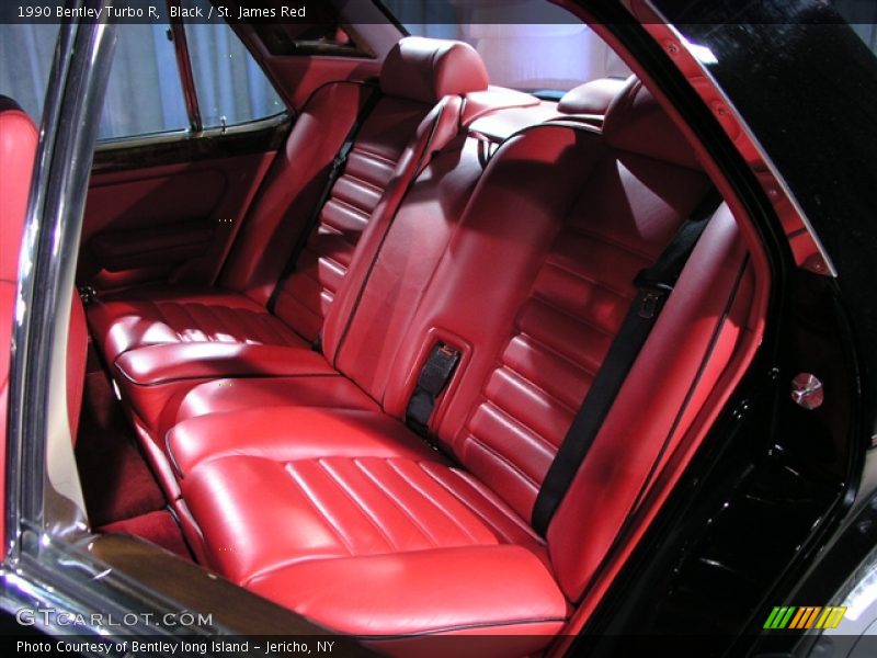 Black / St. James Red 1990 Bentley Turbo R