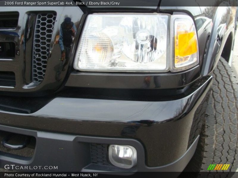 Black / Ebony Black/Grey 2006 Ford Ranger Sport SuperCab 4x4